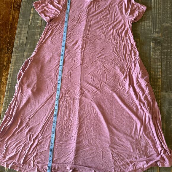 Honey & Lace Short Sleeve T-Shirt Dress With Pockets Size M - Picture 6 of 7